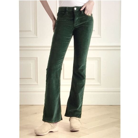 FRAME Le Mini boot corduroy flare pants 25 New - Picture 9 of 11